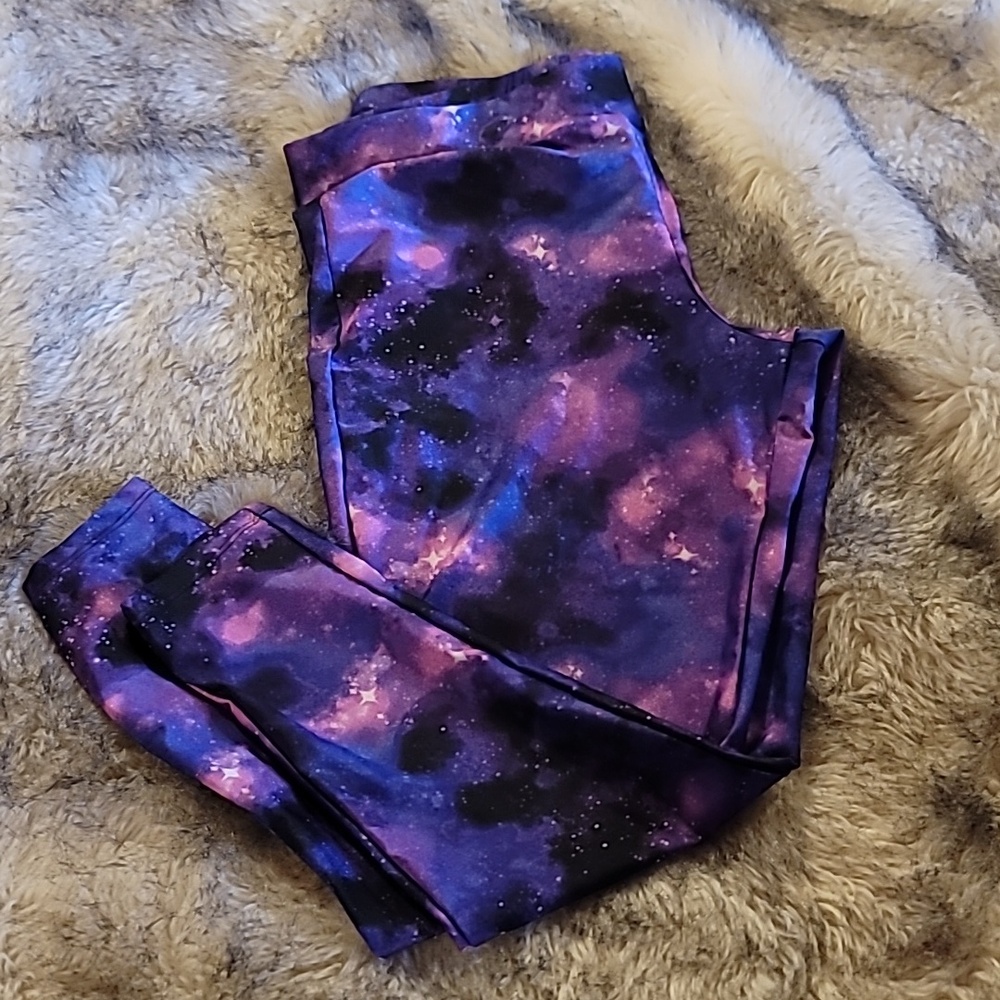 Torrid Purple Galaxy Leggings